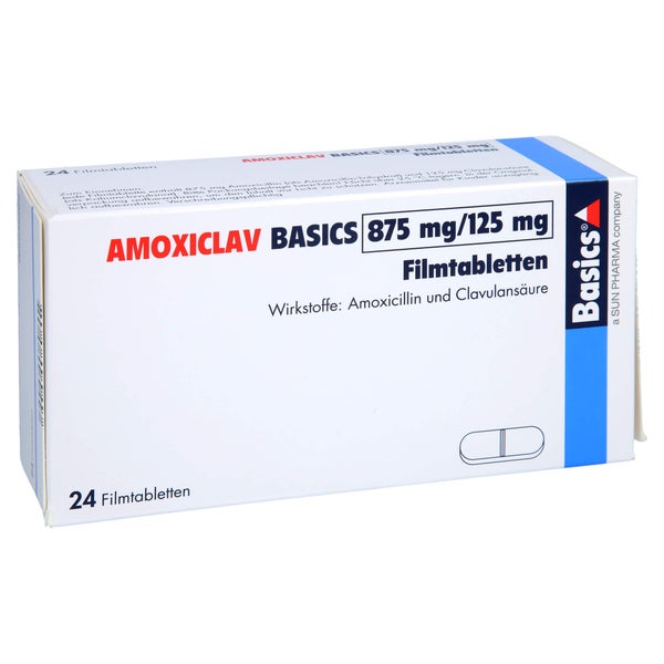 AMOXICLAV BASICS 875 mg/125 mg Filmtabletten 24 St