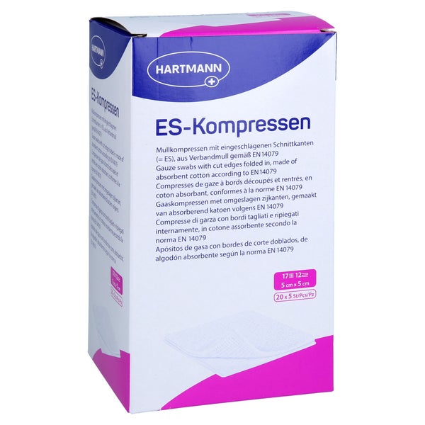 Es-kompressen Steril 5x5 cm Großpackung 20X5 St