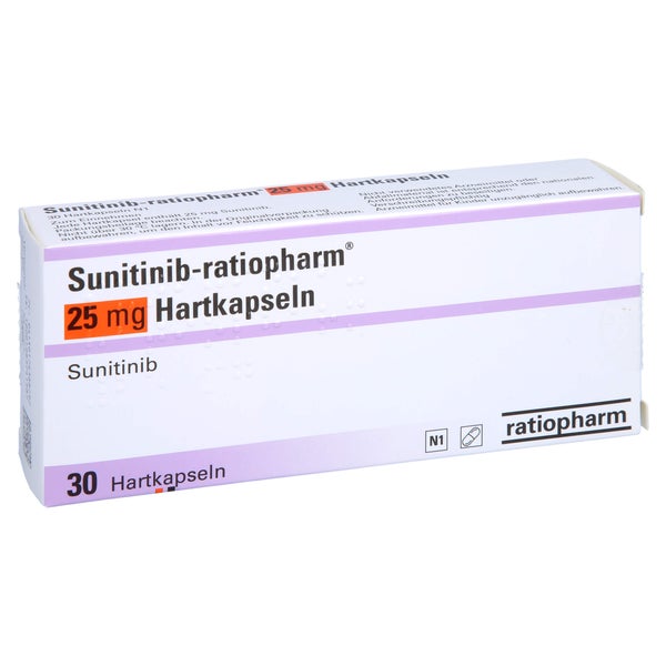 Sunitinib-ratiopharm 25 mg Hartkapseln 30 St
