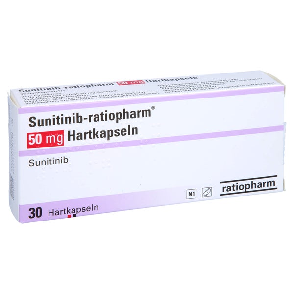 Sunitinib-ratiopharm 50 mg Hartkapseln 30 St