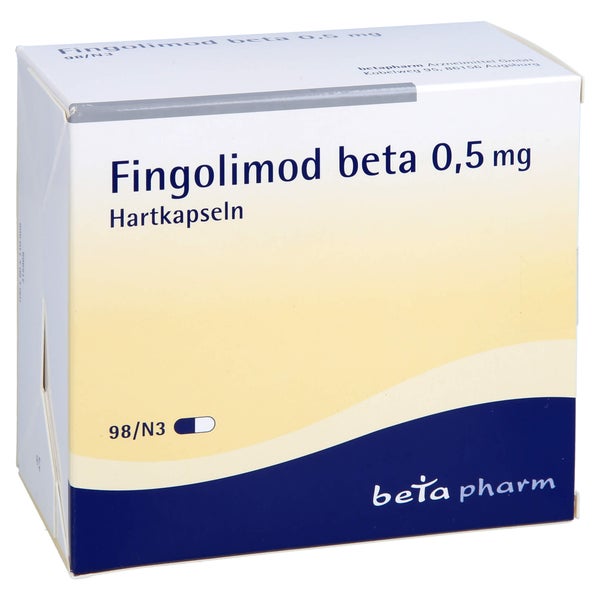 Fingolimod beta 0,5 mg Hartkapseln 98 St