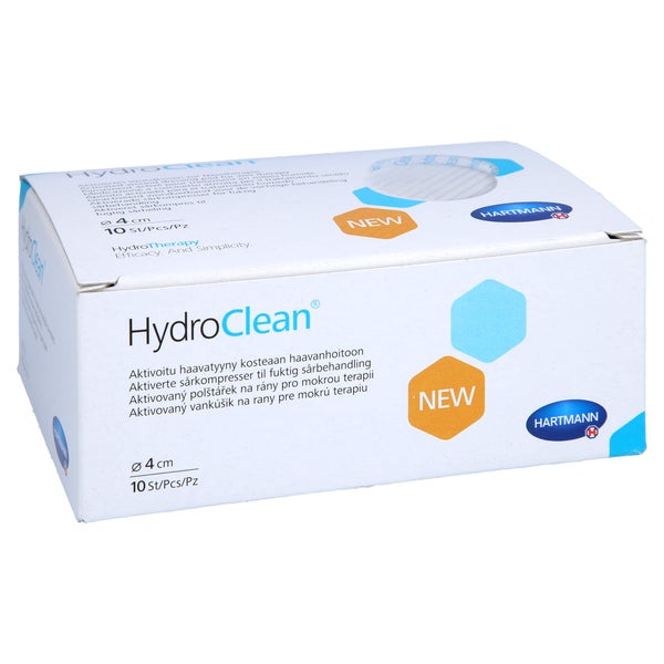 Hydroclean Kompressen 4 cm rund steril 10 St