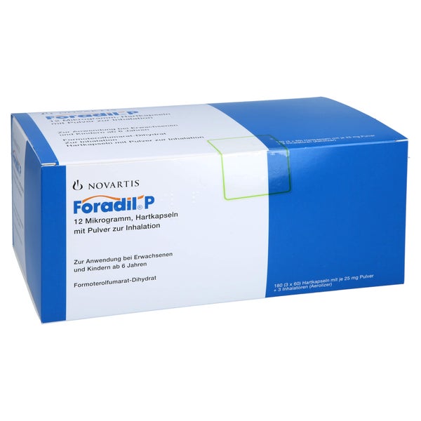 FORADIL P + 3 Inhalatoren Hartkaps.m.Plv.z.Inhal. 3X60 St