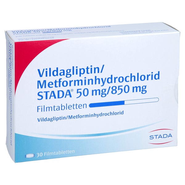 VILDAGLIPTIN/Metformin STADA 50 mg/850 mg Filmtab. 30 St