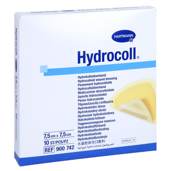 Hydrocoll Wundverband 7,5x7,5 cm 10 St