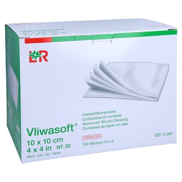 Vliwasoft Vlieskompressen Steril 10x10 c 150 St