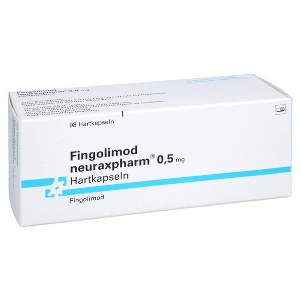 Fingolimod Neuraxpharm 0,5 Mg Hartkapseln 98 St
