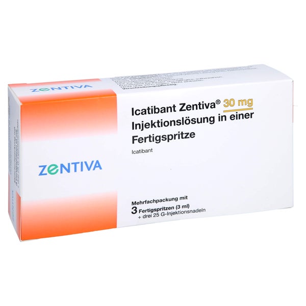ICATIBANT Zentiva 30 mg Inj.-Lsg.i.e.Fertigspr. 3 St