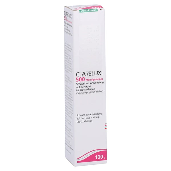 CLARELUX 500 µg/g Schaum z.Anwendung a.d.Haut 100 g