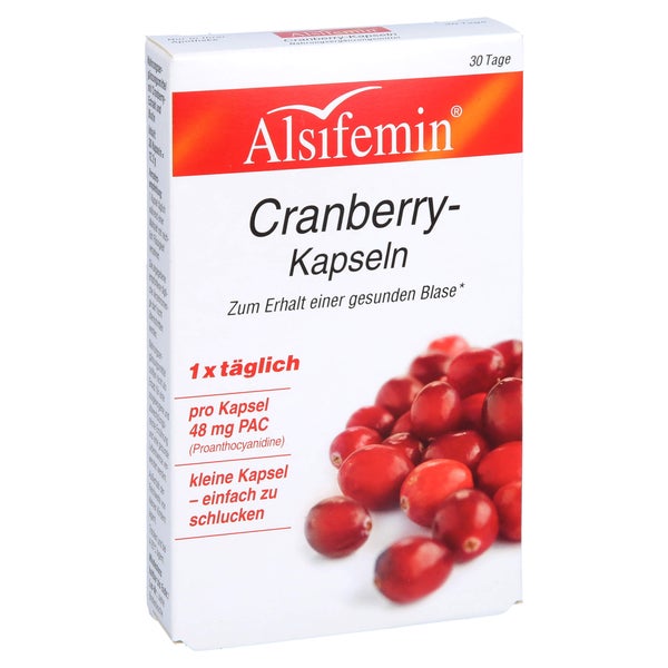 Cranberry 48 Mg Pac Alsifemin Kapseln 30 St