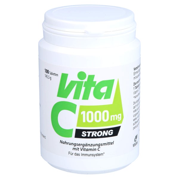Vita C Strong 1000 mg mit hoch dosiertem Vitamin C 100 St