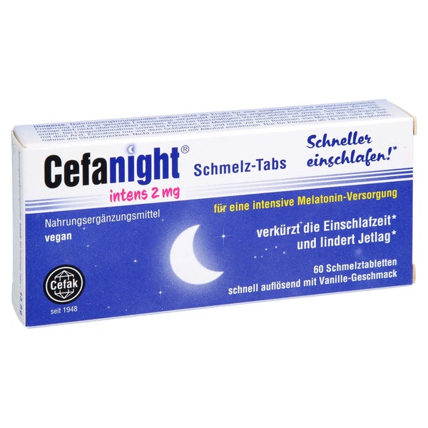 Cefanight Intens 2 Mg Schmelz-tabs 60 St