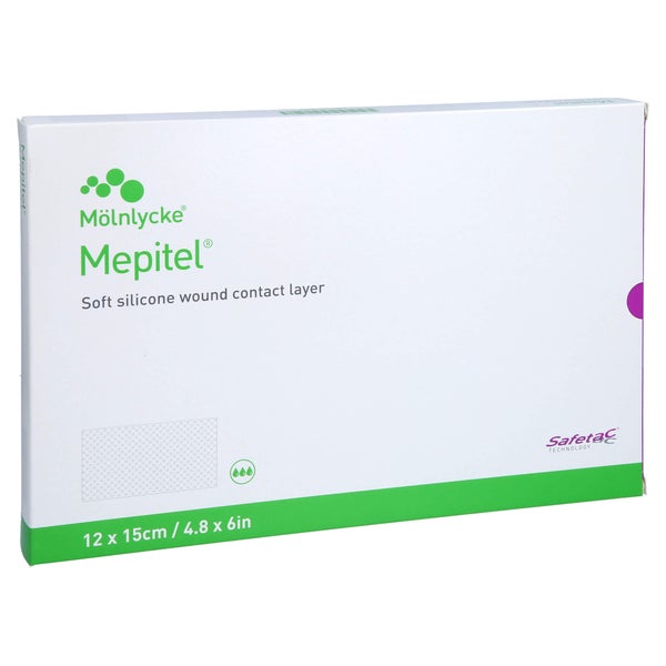 Mepitel Silikon Netzverband 12x15 Cm Steril 5 St