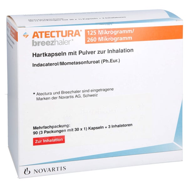 ATECTURA Breezhaler 125µg/260µg Hartk.m.Plv.z.Inh. 3X30 St