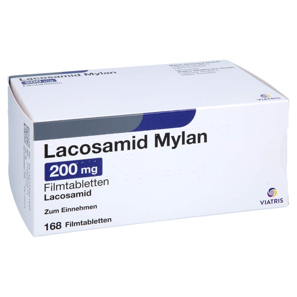 Lacosamid Mylan 200 mg Filmtabletten 168 St