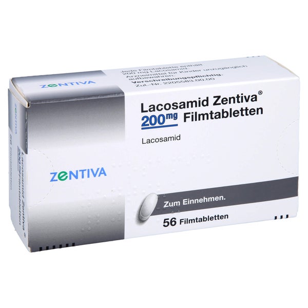 Lacosamid Zentiva 200 mg Filmtabletten 56 St