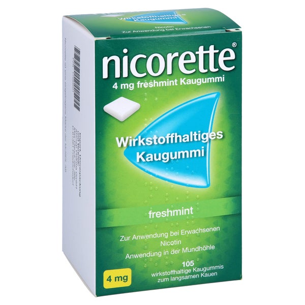 Nicorette 4 mg freshmint Kaugummi - Reimport 105 St