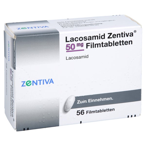 Lacosamid Zentiva 50 mg Filmtabletten 56 St