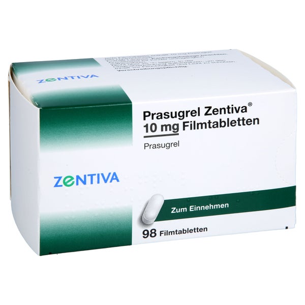 Prasugrel Zentiva 10 Mg Filmtabletten 98 St