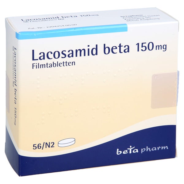 Lacosamid beta 150 mg Filmtabletten 56 St