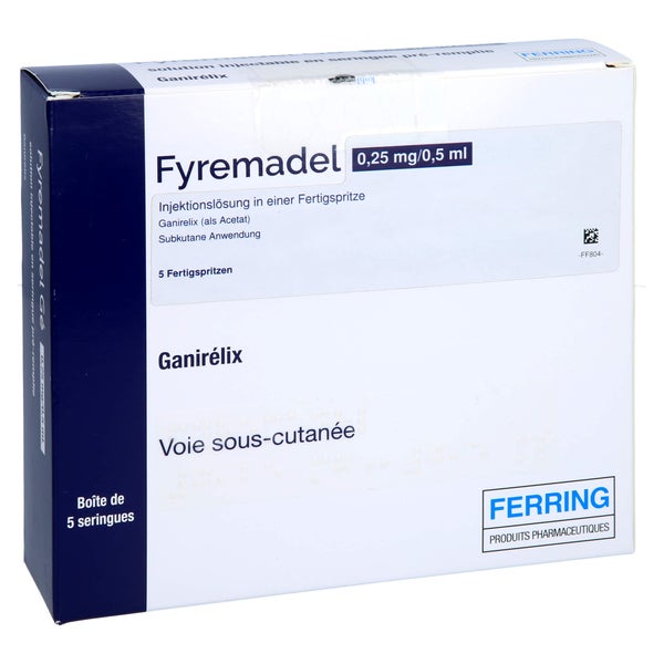 FYREMADEL 0,25 mg/0,5 ml Inj.-Lsg.i.e.Fertigspr. 5 St