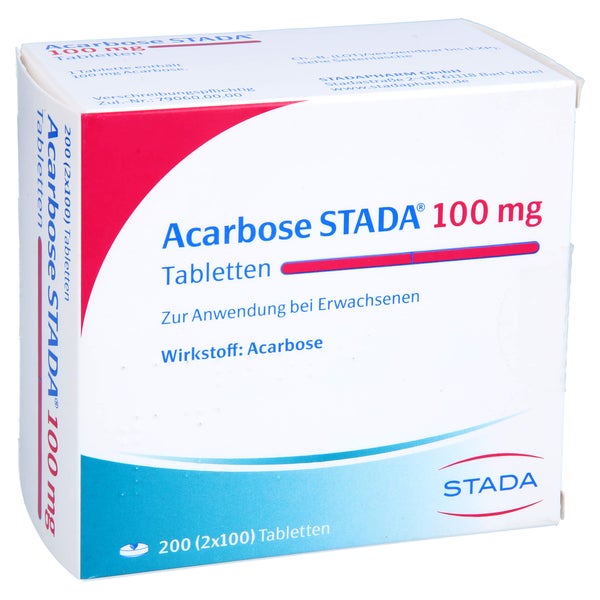 Acarbose Stada 100 mg Tabletten 200 St