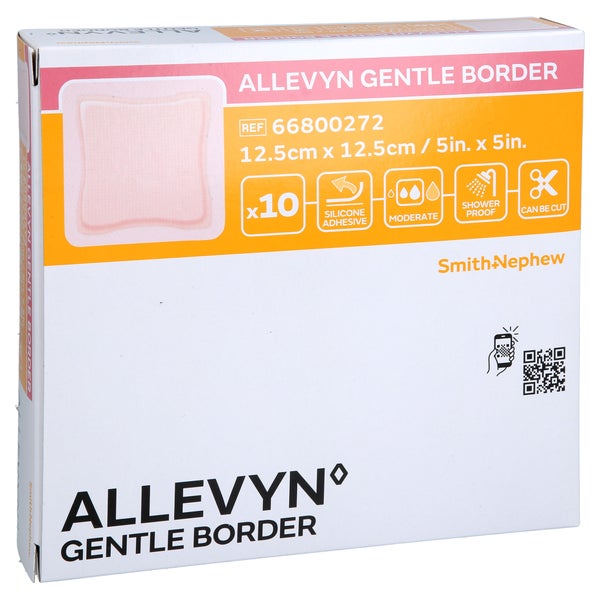 Allevyn Gentle Border 12,5x12,5 cm Schau 10 St