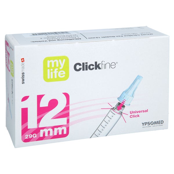 Clickfine Universal 12 Kanülen 0,33x12 m 100 St