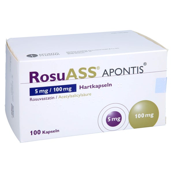 Rosuass Apontis 5 mg/100 mg Hartkapseln 100 St