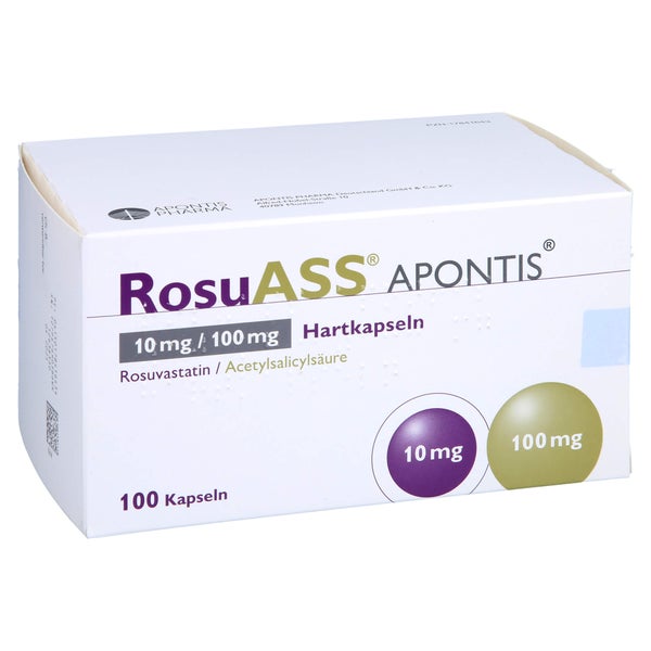 ROSUASS APONTIS 10 mg/100 mg Hartkapseln 100 St