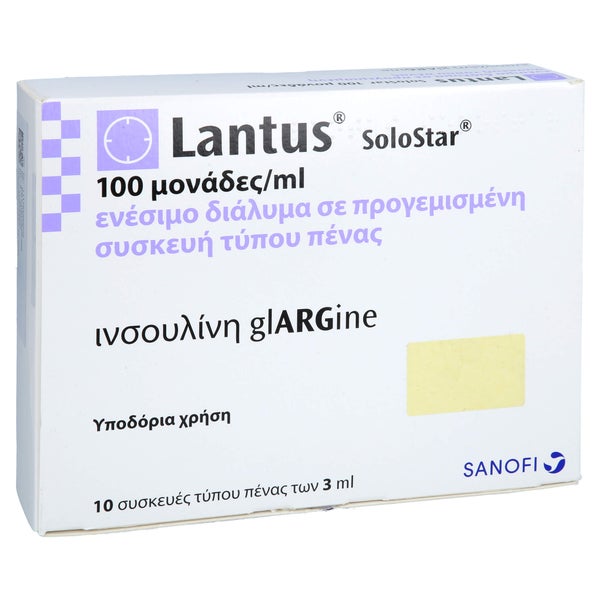 LANTUS 100 E/ml SoloStar Inj.-Lsg.i.e.Fertigpen 10X3 ml