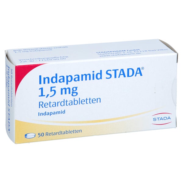 Indapamid Stada 1,5 mg Retardtabletten 50 St
