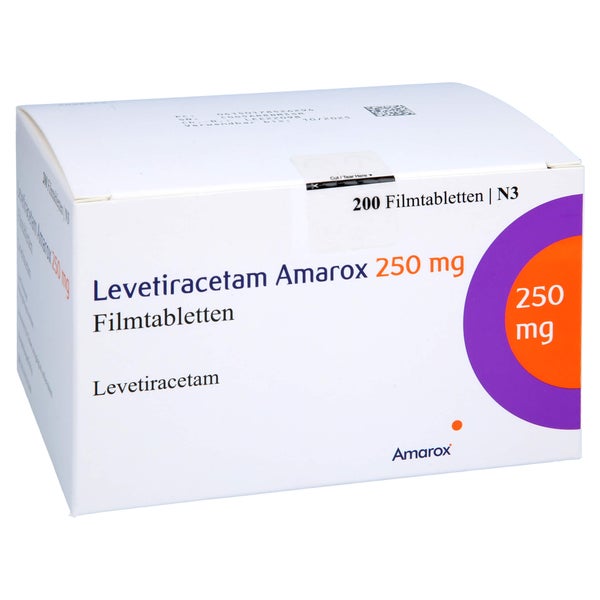 LEVETIRACETAM Amarox 250 mg Filmtabletten 200 St
