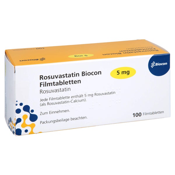 Rosuvastatin Biocon 5 mg Filmtabletten 100 St
