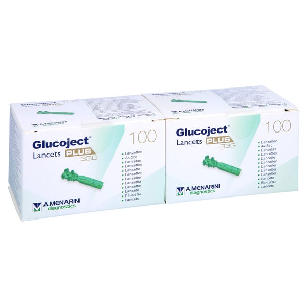 Glucoject Lancets PLUS 33 G 200 St