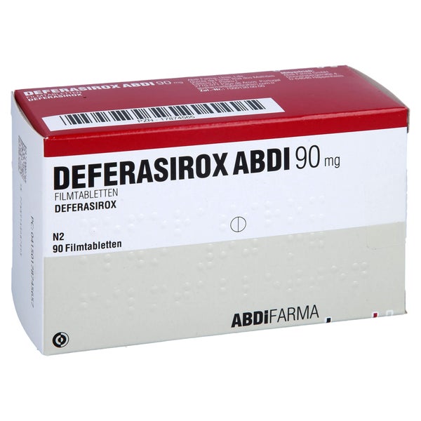 Deferasirox Abdi 90 mg Filmtabletten 90 St