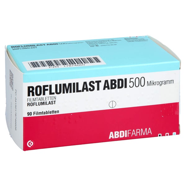 ROFLUMILAST Abdi 500 Mikrogramm Filmtabletten 90 St
