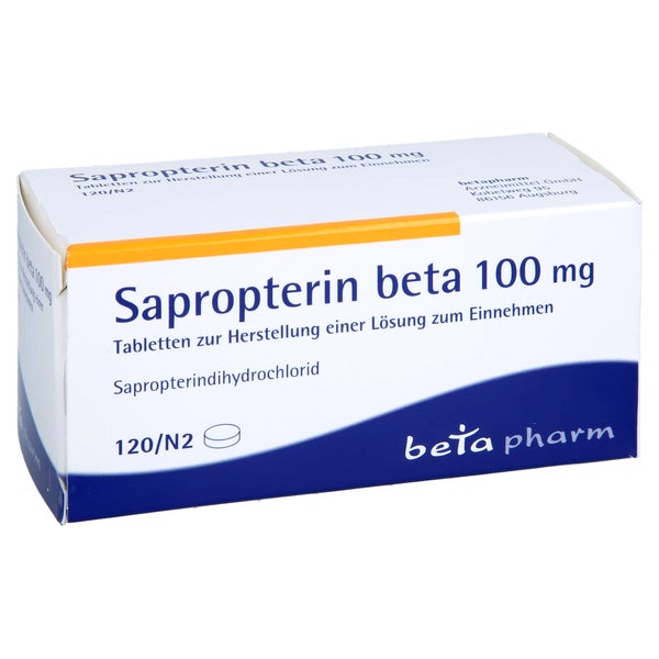 Sapropterin Beta 100 Mg Tabl.z.her.e.lsg.z.einn. 120 St