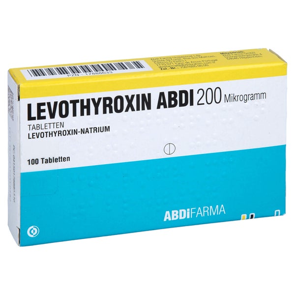 LEVOTHYROXIN Abdi 200 Mikrogramm Tabletten 100 St