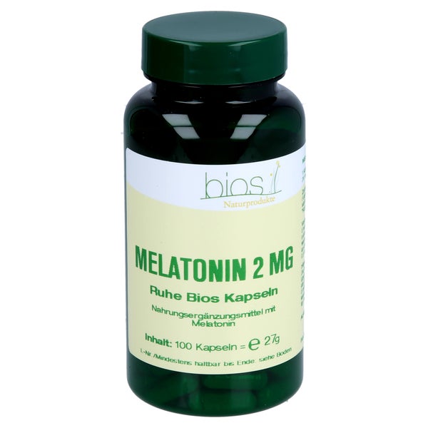 Melatonin 2 Mg Ruhe Bios Kapseln 100 St
