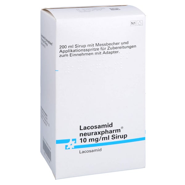 Lacosamid Neuraxpharm 10 mg/ml Sirup 200 ml