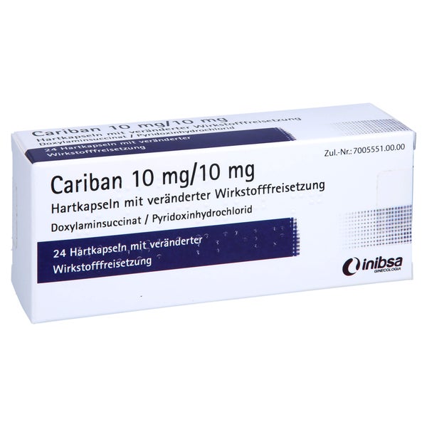 CARIBAN 10 mg/10 mg Hartk.m.veränd.Wirkst.-Frs. 24 St