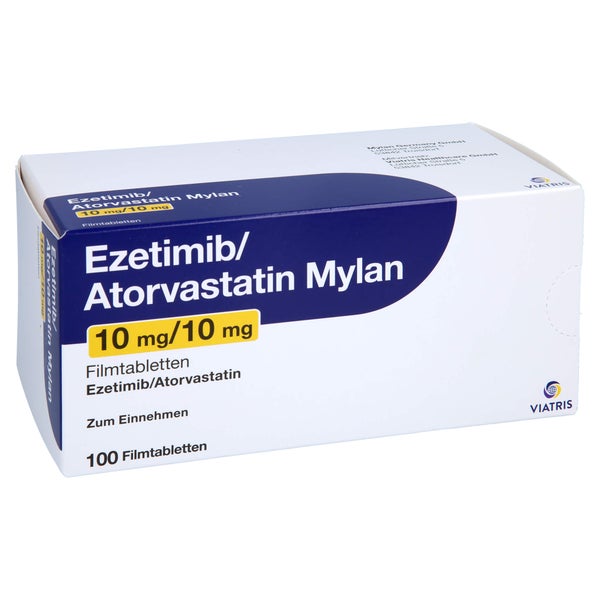 EZETIMIB/Atorvastatin Mylan 10 mg/10 mg Filmtabl. 100 St