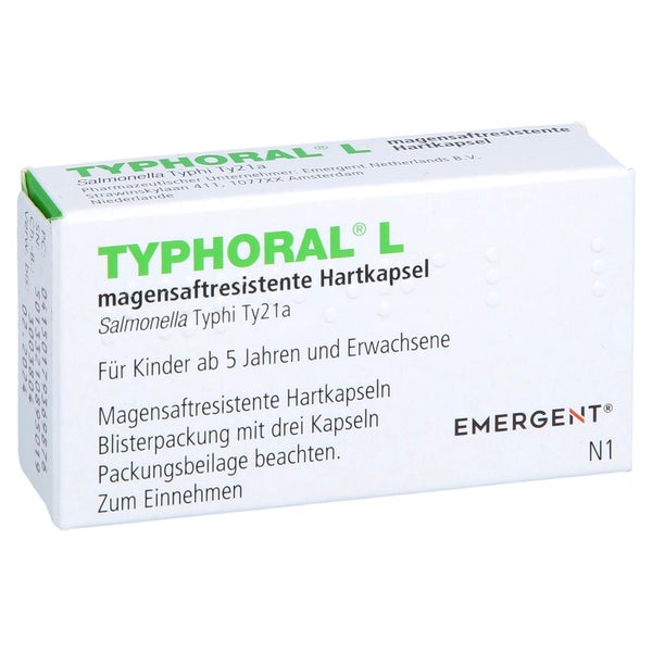 TYPHORAL L magensaftresistente Hartkapseln 1X3 St
