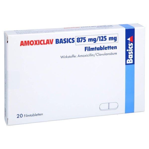 AMOXICLAV BASICS 875 mg/125 mg Filmtabletten 20 St