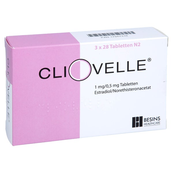 Cliovelle 1 Mg/0,5 mg Tabletten 3X28 St