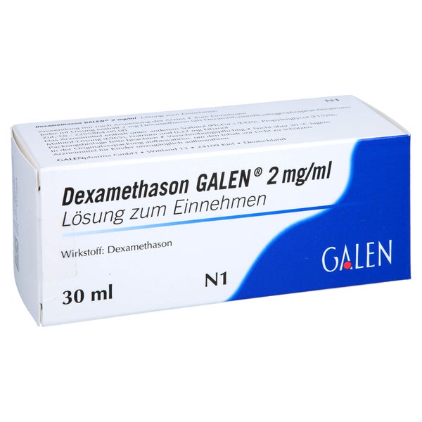 DEXAMETHASON GALEN 2 mg/ml Lösung zum Einnehmen 30 ml