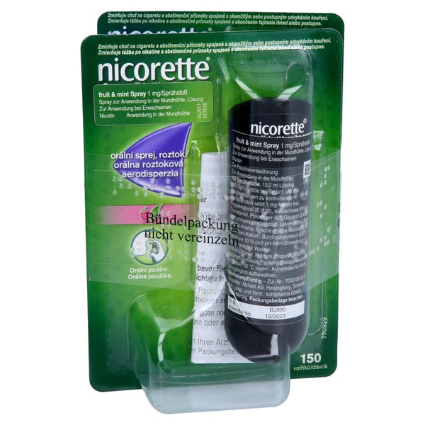 Nicorette Fruit & Mint Spray 1 mg/Sprühs - Reimport 300 Sp