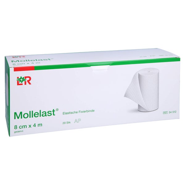Mollelast Binden 8 Cmx4 M Weiß 20 St