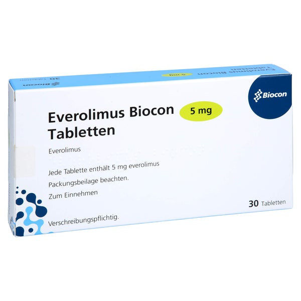 Everolimus Biocon 5 mg Tabletten 30 St